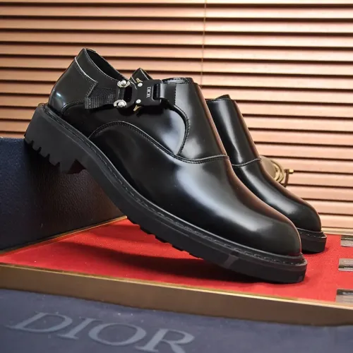 Replica Christian Dior Leather Shoes For Men #1417128 $105.00 USD for Wholesale