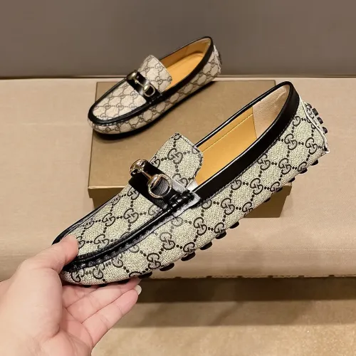 Replica Gucci Oxfords Shoes For Men #1417130 $76.00 USD for Wholesale
