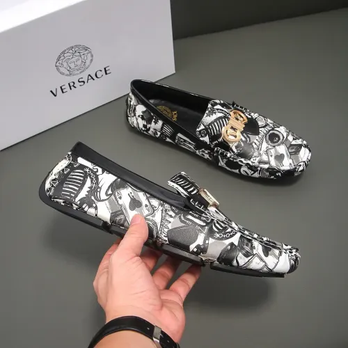 Replica Versace Leather Shoes For Men #1417131 $76.00 USD for Wholesale