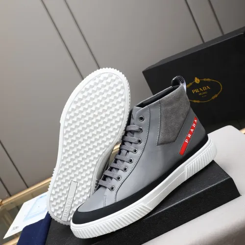 Replica Prada High Top Shoes For Men #1417143 $85.00 USD for Wholesale