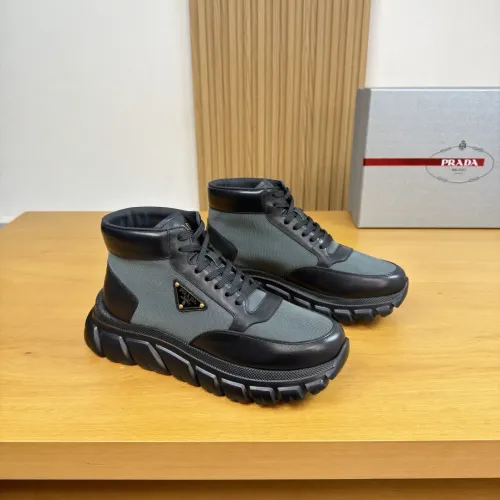 Prada Boots For Men #1417150 $145.00 USD, Wholesale Replica Prada Boots