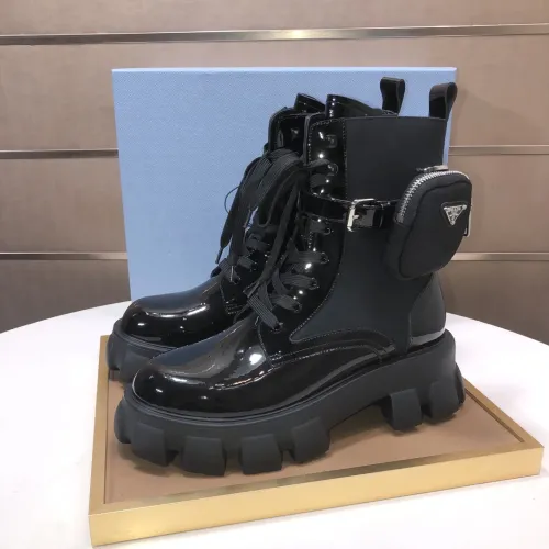 Replica Prada Boots For Men #1417158 $125.00 USD for Wholesale