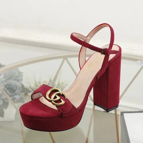 Replica Gucci Sandal For Women #1417359 $80.00 USD for Wholesale