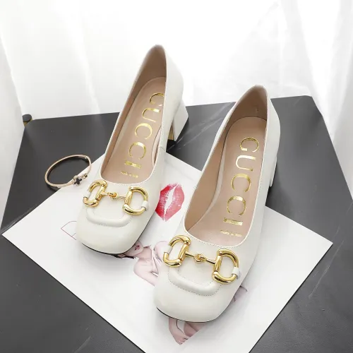 Replica Gucci High-Heeled Shoes For Women #1417417 $82.00 USD for Wholesale