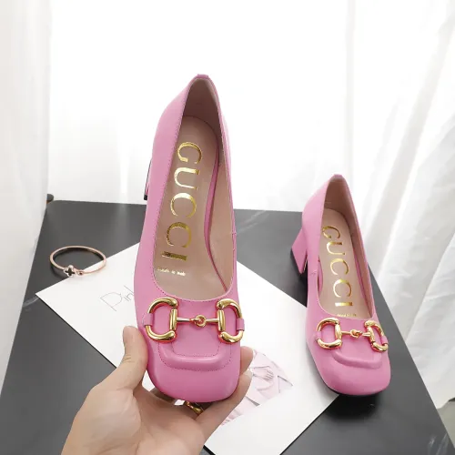 Replica Gucci High-Heeled Shoes For Women #1417418 $82.00 USD for Wholesale