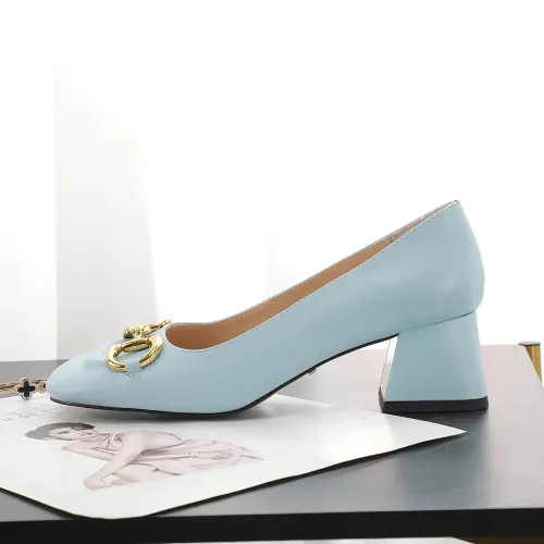 Replica Gucci High-Heeled Shoes For Women #1417419 $82.00 USD for Wholesale