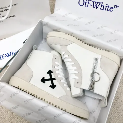 Replica Off-White High Tops Shoes For Women #1417454 $96.00 USD for Wholesale