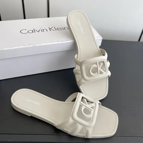 Replica Calvin Klein CK Slippers For Women #1417477 $64.00 USD for Wholesale