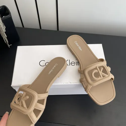 Replica Calvin Klein CK Slippers For Women #1417479 $64.00 USD for Wholesale