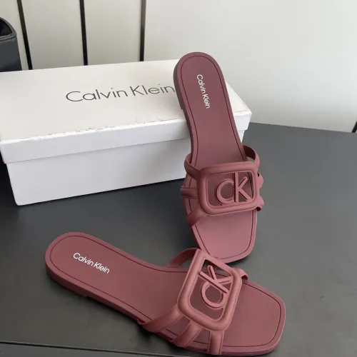 Replica Calvin Klein CK Slippers For Women #1417480 $64.00 USD for Wholesale