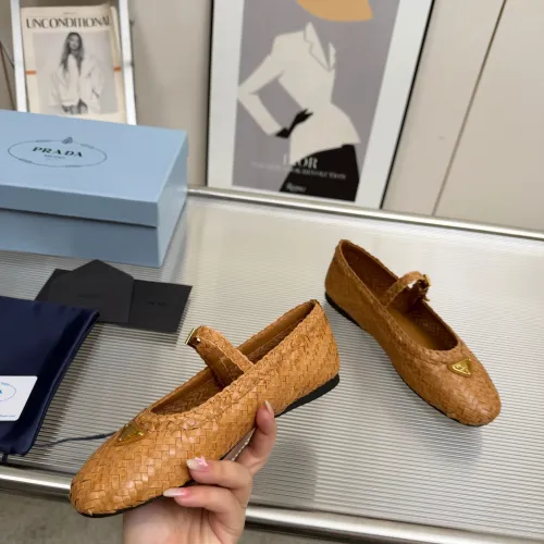 Replica Prada Flat Shoes For Women #1417568 $140.00 USD for Wholesale