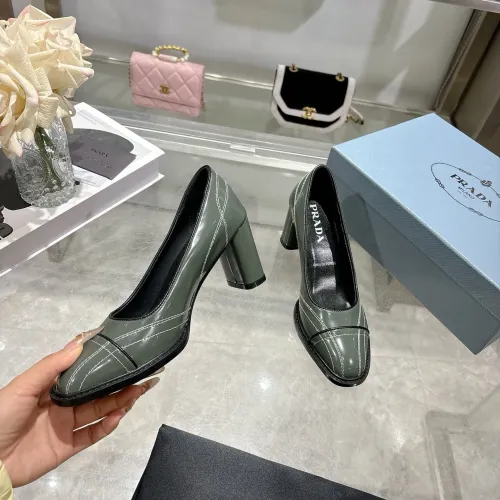 Replica Prada High-heeled Shoes For Women #1417578 $105.00 USD for Wholesale