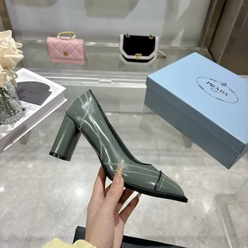 Replica Prada High-heeled Shoes For Women #1417578 $105.00 USD for Wholesale