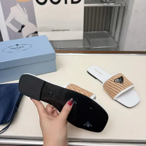 Replica Prada Slippers For Women #1417587 $82.00 USD for Wholesale