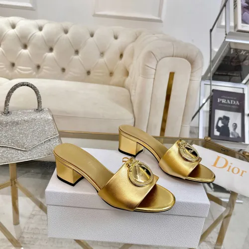 Replica Christian Dior Slippers For Women #1417618 $85.00 USD for Wholesale