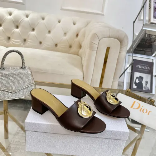 Replica Christian Dior Slippers For Women #1417624 $85.00 USD for Wholesale