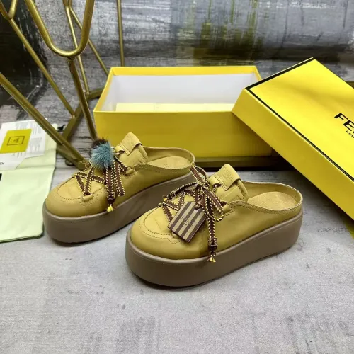 Fendi Slippers For Women #1417645 $98.00 USD, Wholesale Replica Fendi Slippers