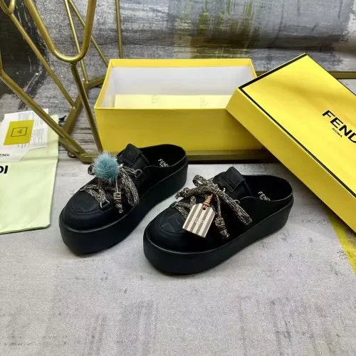 Fendi Slippers For Women #1417646 $98.00 USD, Wholesale Replica Fendi Slippers