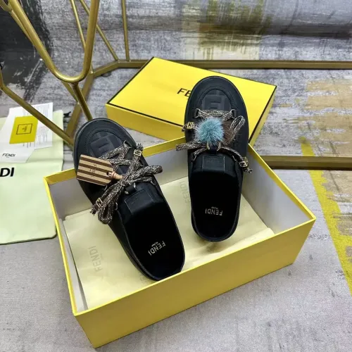 Replica Fendi Slippers For Women #1417646 $98.00 USD for Wholesale