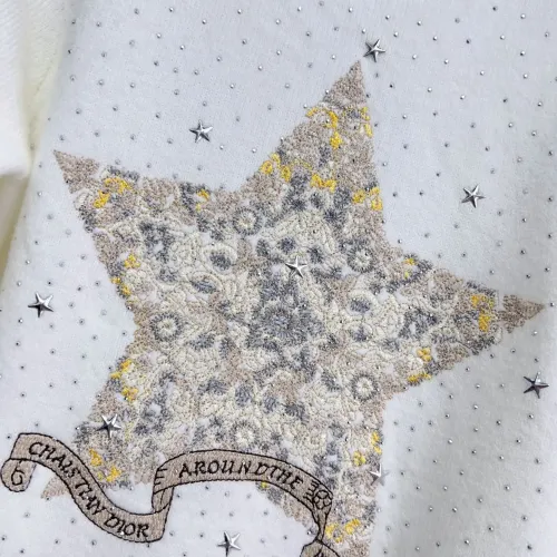 Replica Christian Dior Sweaters Long Sleeved For Women #1417724 $72.00 USD for Wholesale