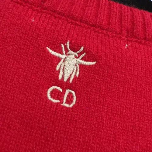 Replica Christian Dior Sweaters Long Sleeved For Women #1417728 $72.00 USD for Wholesale