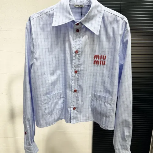 MIU MIU Shirts Long Sleeved For Women #1417729
