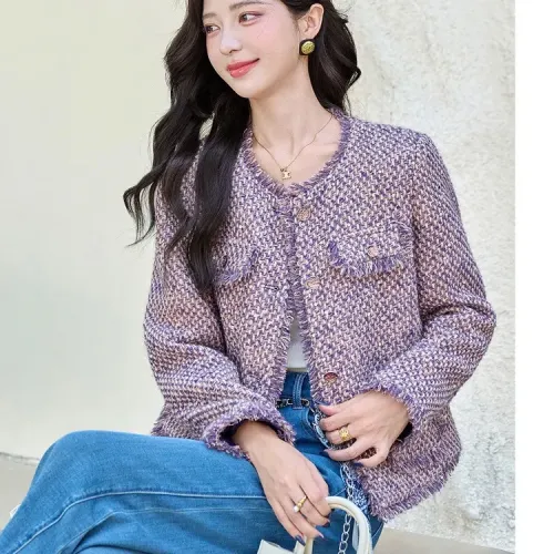 Replica Chanel Coats Long Sleeved For Women #1417732 $82.00 USD for Wholesale