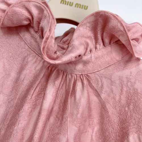 Replica Christian Dior Shirts Long Sleeved For Women #1417747 $85.00 USD for Wholesale