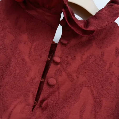 Replica Christian Dior Shirts Long Sleeved For Women #1417748 $85.00 USD for Wholesale