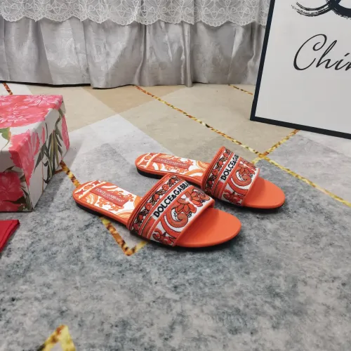Dolce &amp; Gabbana D&amp;G Slippers For Women #1417752 $125.00 USD, Wholesale Replica Dolce &amp; Gabbana D&amp;G Slippers