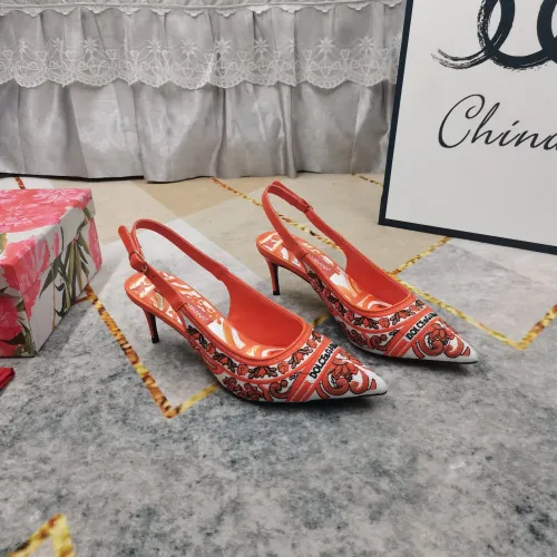 Dolce &amp; Gabbana D&amp;G Sandal For Women #1417760 $125.00 USD, Wholesale Replica Dolce &amp; Gabbana D&amp;G Sandal