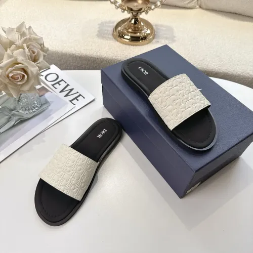 Replica Christian Dior Slippers For Men #1417769 $80.00 USD for Wholesale