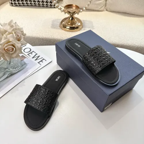 Replica Christian Dior Slippers For Men #1417771 $80.00 USD for Wholesale