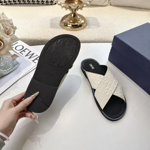 Replica Christian Dior Slippers For Men #1417772 $82.00 USD for Wholesale