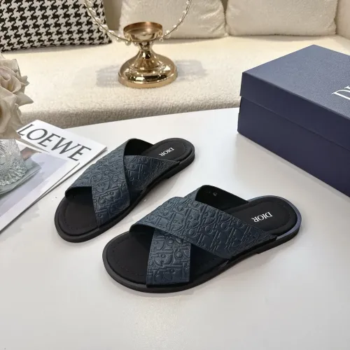 Christian Dior Slippers For Men #1417773 $82.00 USD, Wholesale Replica Christian Dior Slippers