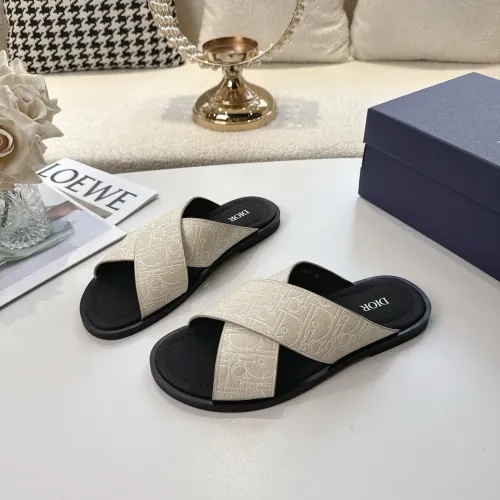 Christian Dior Slippers For Men #1417775 $85.00 USD, Wholesale Replica Christian Dior Slippers