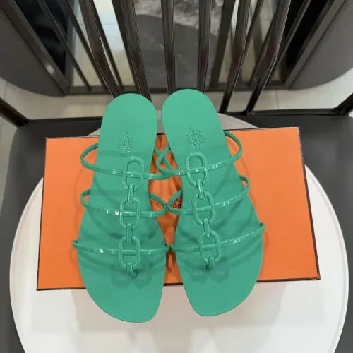 Hermes Slippers For Women #1417798 $52.00 USD, Wholesale Replica Hermes Slippers