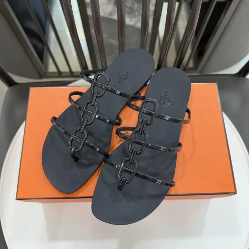 Replica Hermes Slippers For Women #1417800 $52.00 USD for Wholesale