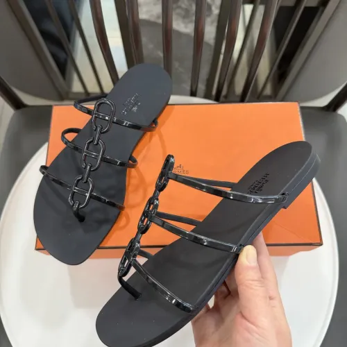Replica Hermes Slippers For Women #1417800 $52.00 USD for Wholesale