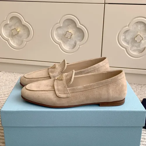 Replica Prada Leather Shoes For Men #1417844 $105.00 USD for Wholesale