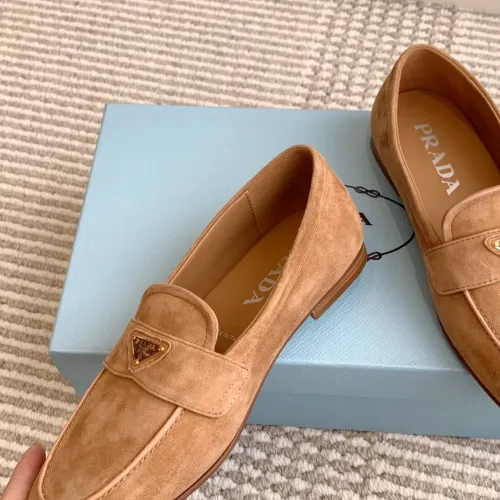 Prada Leather Shoes For Men #1417846 $105.00 USD, Wholesale Replica Prada Leather Shoes