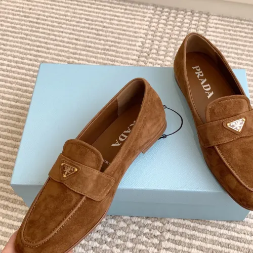 Prada Leather Shoes For Men #1417850 $105.00 USD, Wholesale Replica Prada Leather Shoes