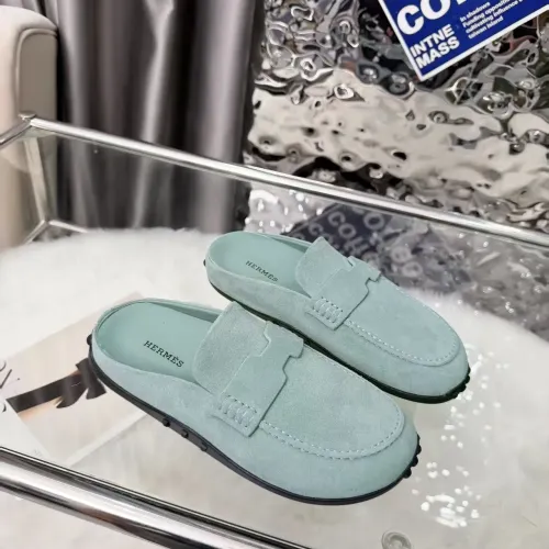 Replica Hermes Slippers For Women #1417857 $96.00 USD for Wholesale