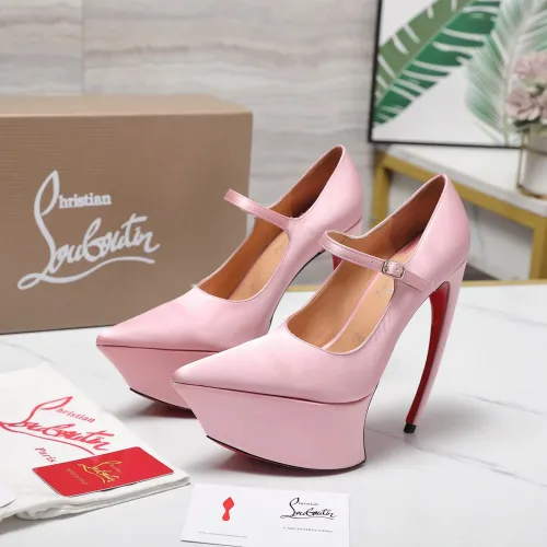 Replica Christian Louboutin High-heeled shoes For Women #1417933 $128.00 USD for Wholesale