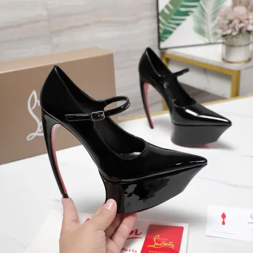 Replica Christian Louboutin High-heeled shoes For Women #1417940 $128.00 USD for Wholesale
