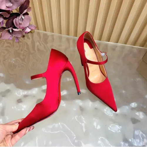 Replica Christian Louboutin High-heeled shoes For Women #1417944 $115.00 USD for Wholesale