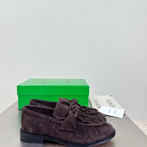 Replica Bottega Veneta BV Leather Shoes For Women #1418063 $140.00 USD for Wholesale