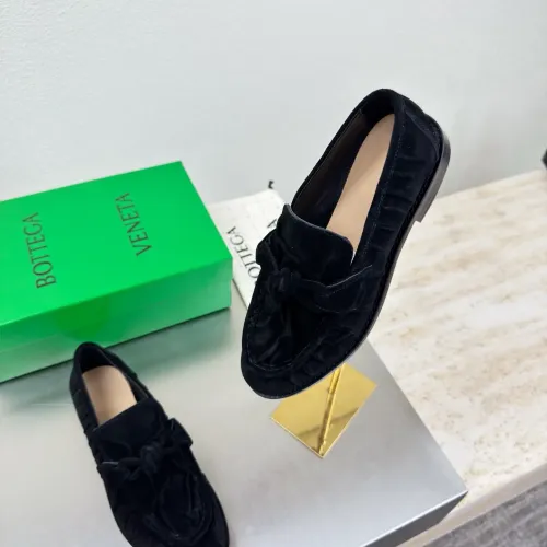 Replica Bottega Veneta BV Leather Shoes For Women #1418064 $140.00 USD for Wholesale