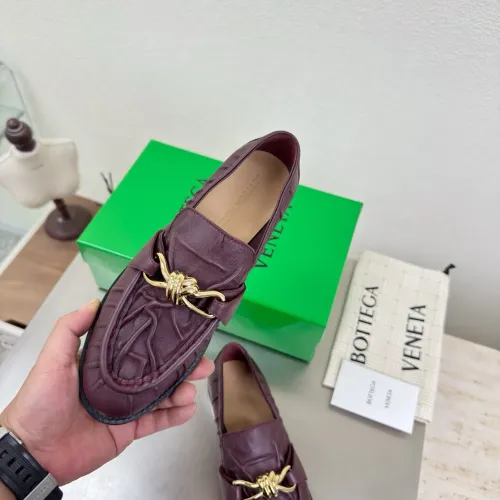 Replica Bottega Veneta BV Leather Shoes For Women #1418065 $140.00 USD for Wholesale