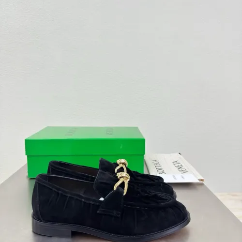 Replica Bottega Veneta BV Leather Shoes For Women #1418070 $140.00 USD for Wholesale